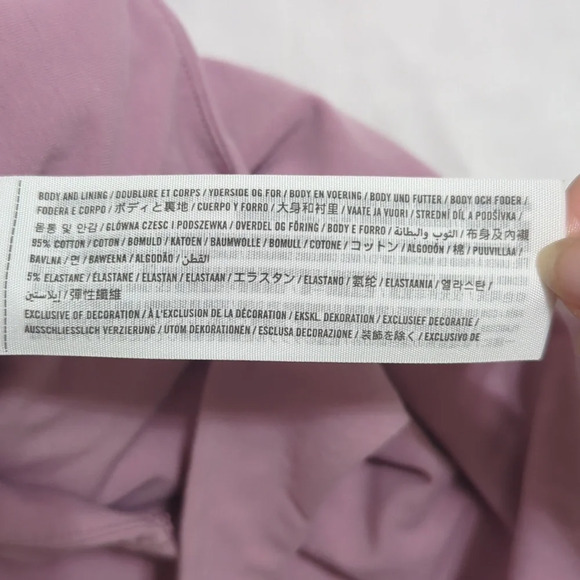Abercrombie & Fitch Square Neck Sleeveless Bodysuit, Color Dusty Pink Size L - Picture 15 of 15